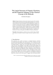 The Logical Structure of Organic Chemistry and the Empirical