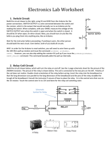 Electronics Lab Work Sheet