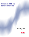 Protection of RS-232 Serial Connections