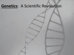 Genetics: A Scientific Revolution