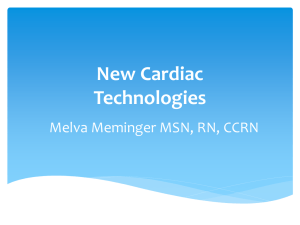 New Cardiac Technologies