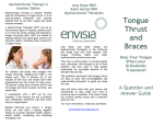 Braces and Tongue Thrust - Envisia Lifestyle Dentistry