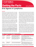 Oral Agents in Lymphoma - Lymphoma Research Foundation