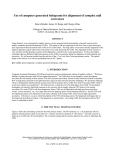 Use of computer generated holograms for alignment of complex null