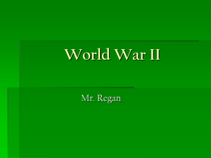 World War II - AP European History -