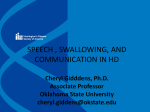speech , swallowing, and communication in hd
