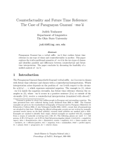 Counterfactuality and Future Time Reference