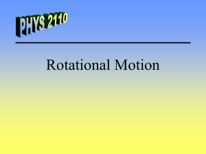 Rotational Motion