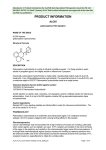 Product Information: Palonosetron hydrochloride