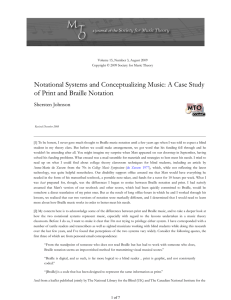 MTO 15.3: Johnson, Notational Systems and