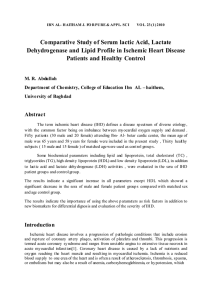 Comparative Study of Serum lactic Acid, Lactate
