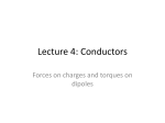Lecture 4: Conductors