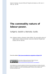 The commodity nature of labour-power