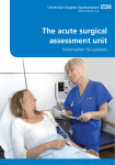 Acute surgical assessment unit - University Hospital Southampton