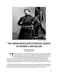 the underappreciated strategic genius of george b. mcclellan