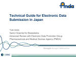 Technical Guide for Electronic Data Submission in Japan
