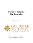 Pervasive Database File Rebuilding