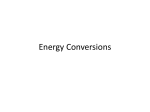 Energy Conversions - Lanier Bureau of Investigation