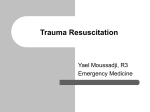 Trauma Resuscitation - Calgary Emergency Medicine