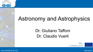 Astronomy and Astrophysics - Indico