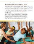 Research Methods for Sociology of Physical Activity