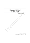 Program Method of NOR Flash
