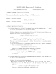 MATH 103A Homework 5 - Solutions Due February 15, 2013