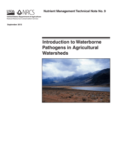Introduction to Waterborne Pathogens in - General Manual