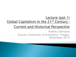 Globalization: Current and Historical Perspective