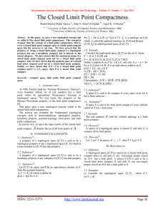 The Closed Limit Point Compactness