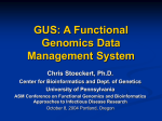 GUS: A Functional Genomics Data Management System