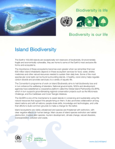 Island Biodiversity