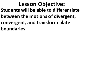 Plate Boundaries