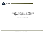 Diapositiva 1 - Terascale Reliable Adaptive Memory Systems