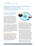 The Dynamics of Effective Business Communication Through