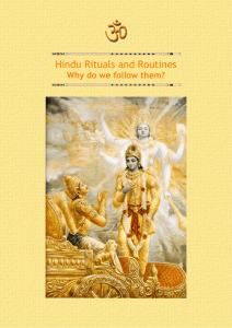 Hindu Rituals and Routines...Why do we follow them?