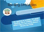 Spelling Strategies. - Landywood Primary School