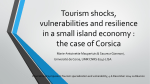 Tourism shocks, vulnerabilities and resilience in a small island