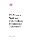 TB Manual National Tuberculosis Programme Guidelines