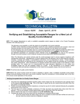 206 TB Verifying and Establishing Acceptable Ranges for a New Lot