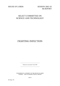 fighting infection - Publications.Parliament