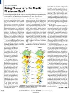 Rising Plumes in Earth`s Mantle: Phantom or Real?