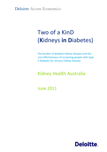 Two of a KinD (Kidneys in Diabetes)