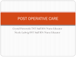 post operative care - 7NT Surgical Specialties
