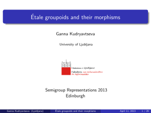 Étale groupoids and their morphisms