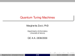 Quantum Turing Machines