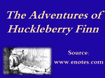 The Adventures of Huckleberry Finn Source