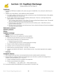 Lecture 13: Capillary Exchange