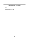 Some proofs about finite fields, Frobenius, irreducibles