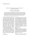 Synthesis and characterization of macrocyclic complexes of Co (II